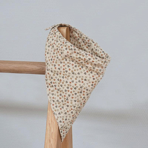 Набор муслиновых нагрудников nuuroo "Villads Leaf Iced Coffee", 2 шт, микс листья с кофейным